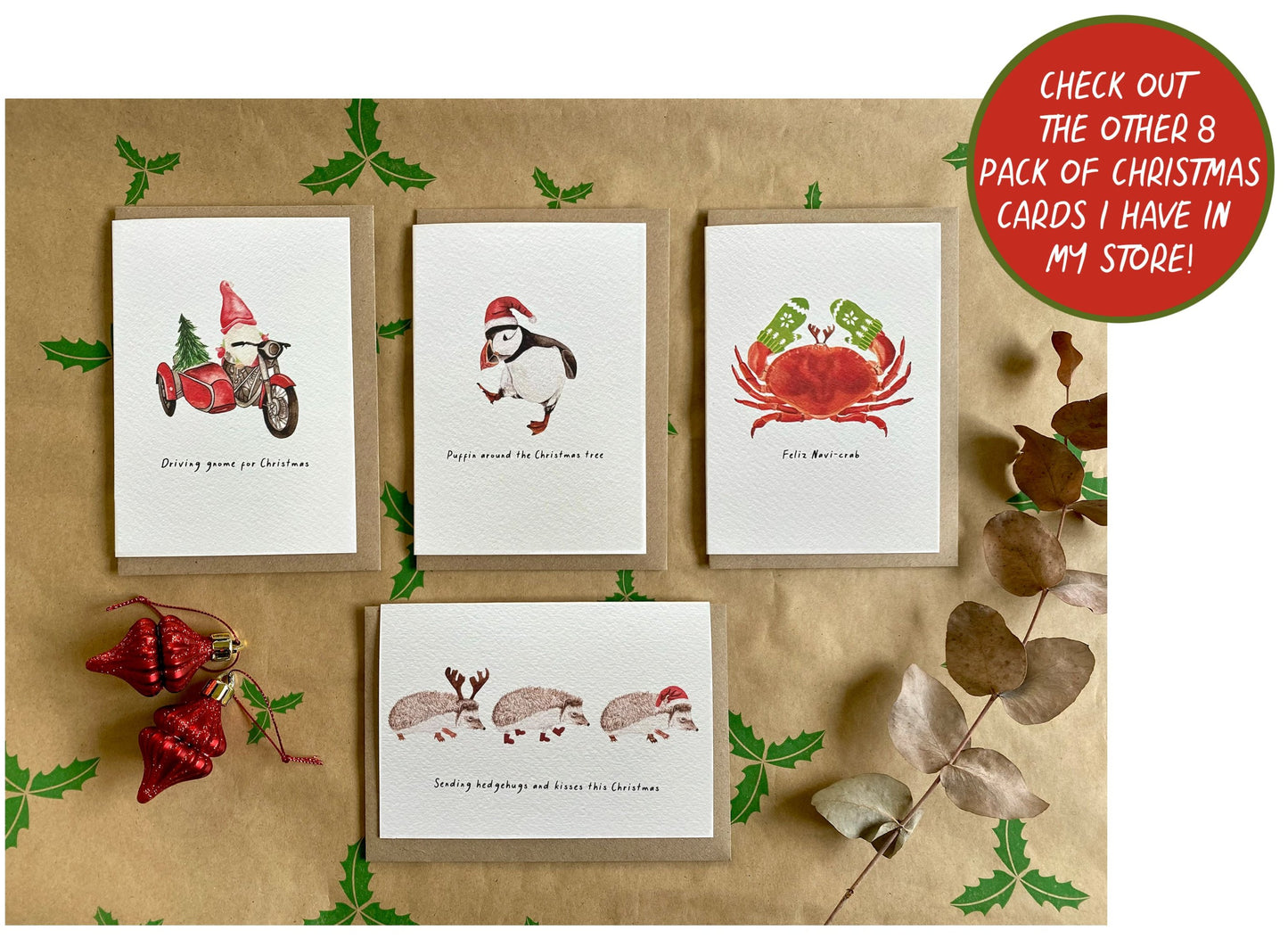 Christmas Cards Pack of 8