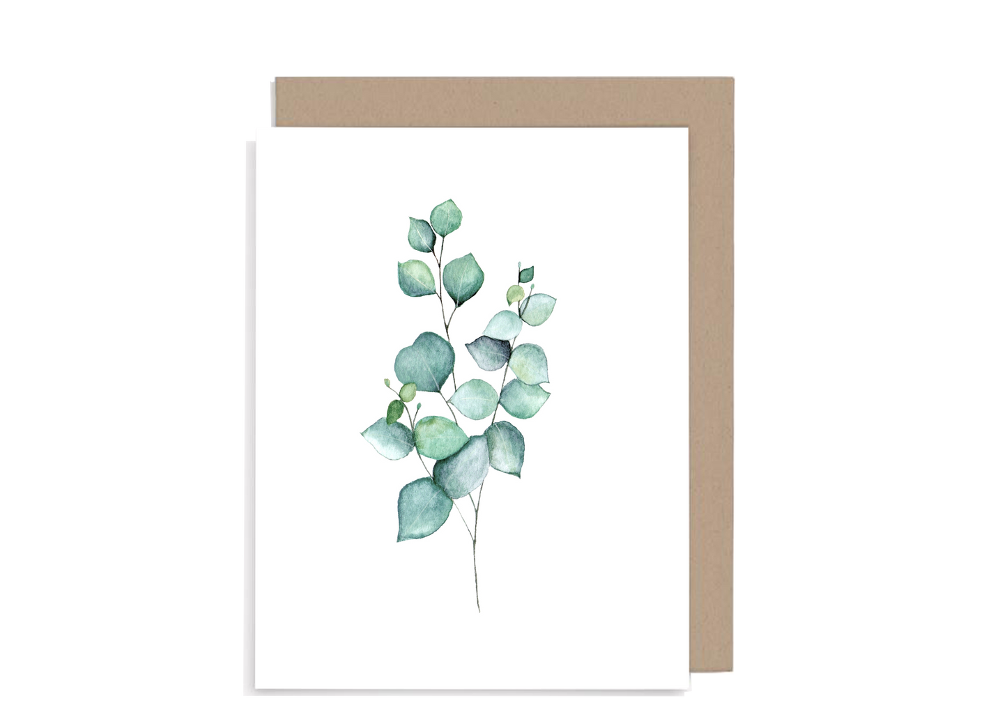 Watercolour Greenery Note Cards set of 6