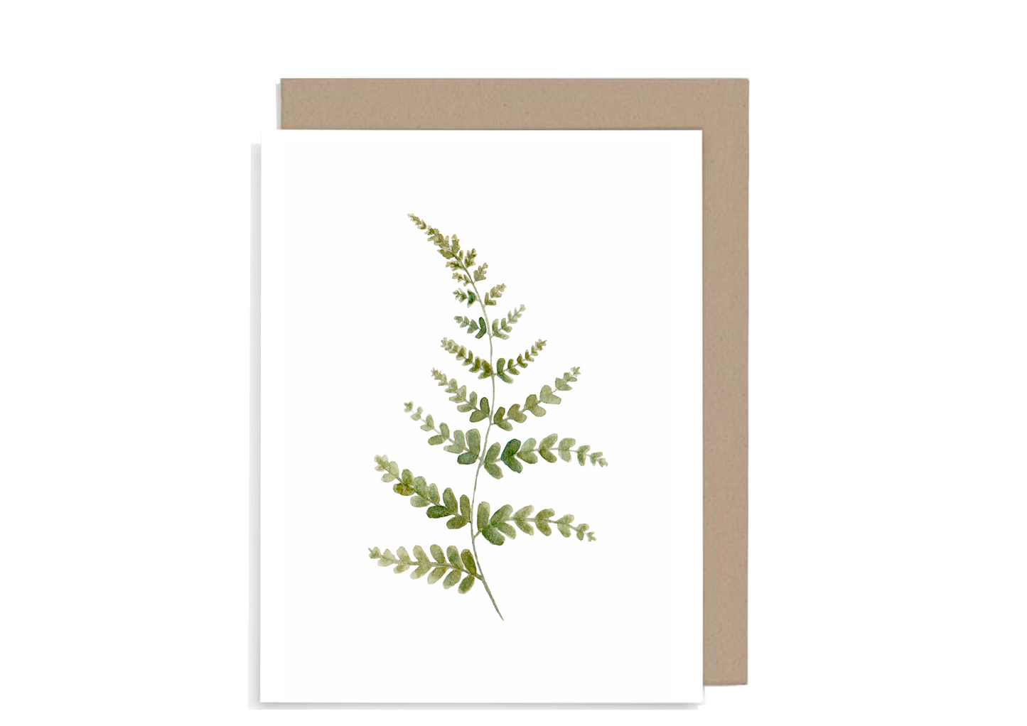 Watercolour Greenery Note Cards set of 6