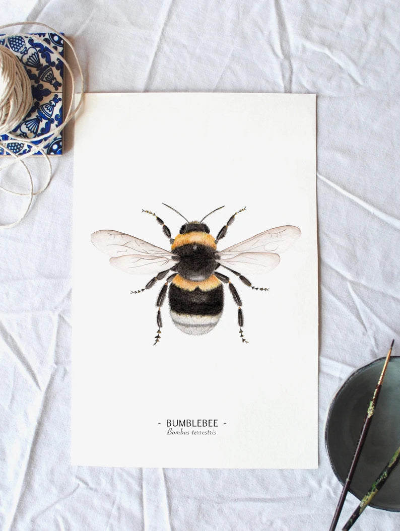 Bumblebee print