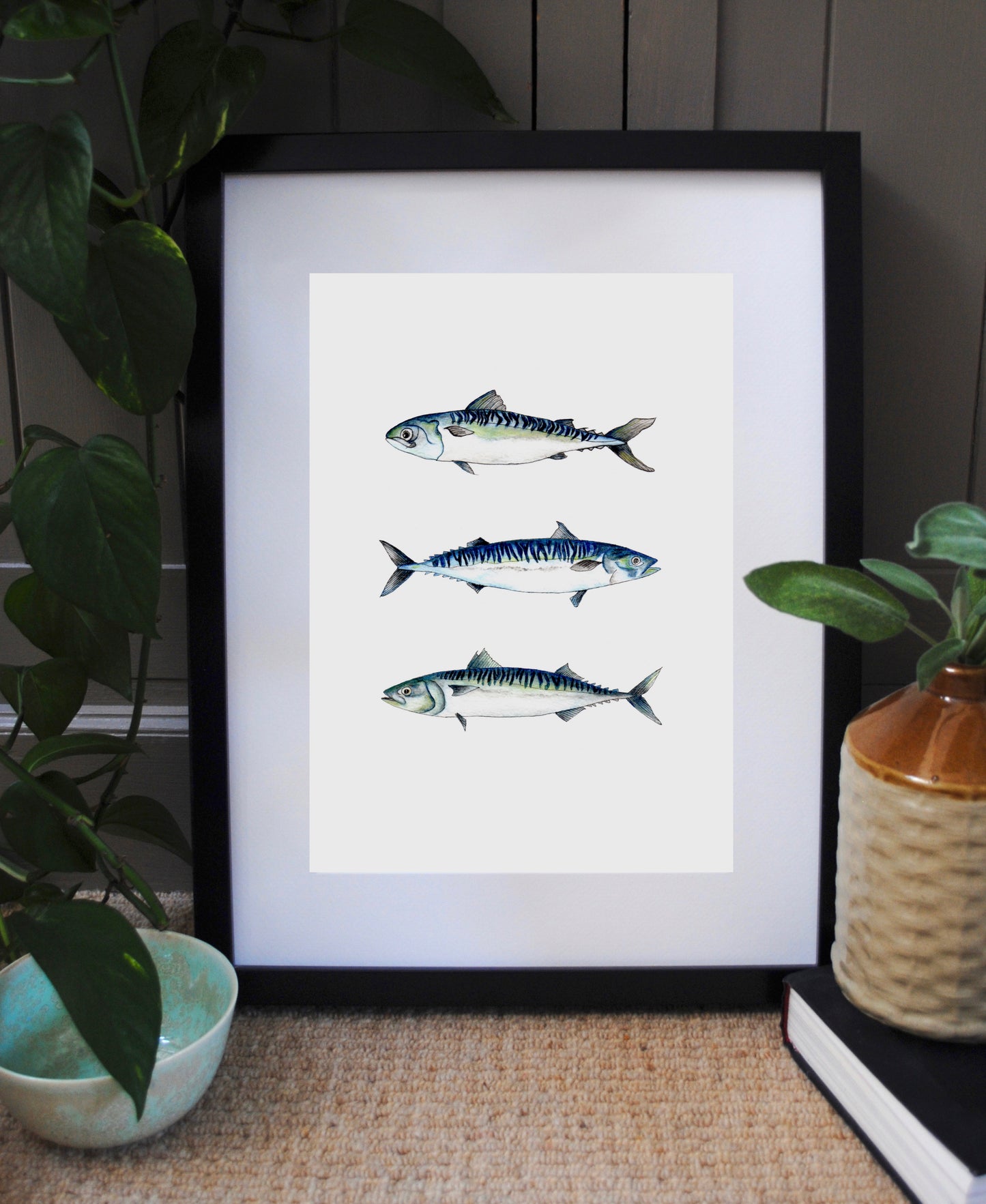 Mackerel Fish print